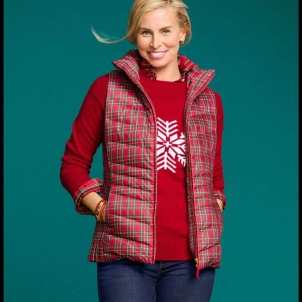 New in package Talbots 1X Down-Fill Puffer Vest